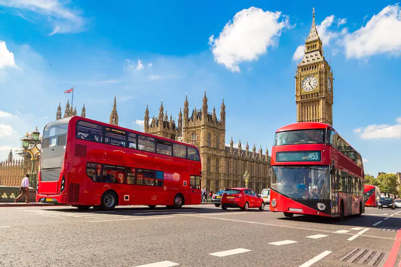Return flights & 7 nights stay in London, Uk with transfers, & tour  experiences.